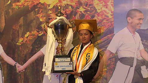 Karma Choki of Samtengang School wins golden youth - BBSCL