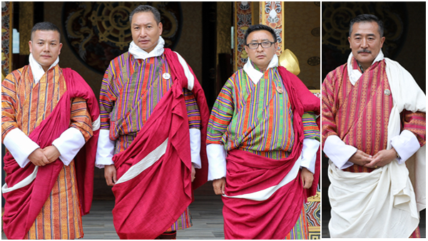 His Majesty The King grants Dhar to new Dzongdas and Cabinet Secretary ...