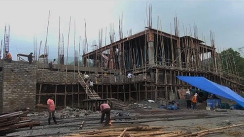 Sarpang Dzong construction in full swing - BBSCL