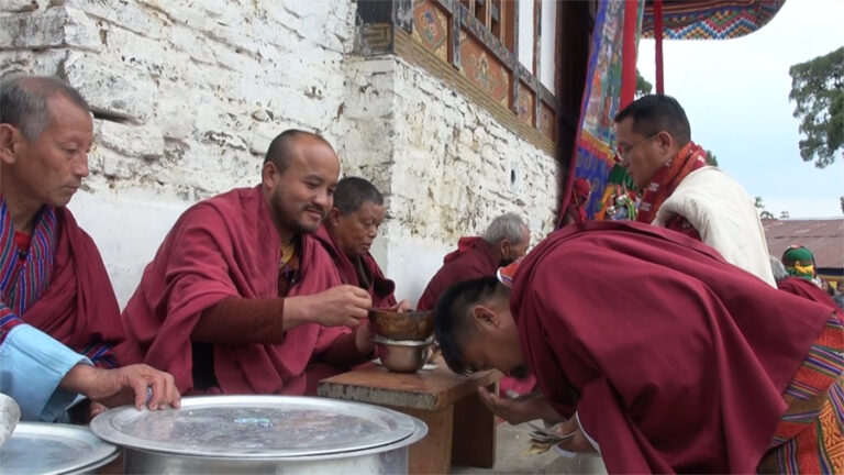 Pema Gatshel's Dungkhar Ugyen Choling Goenpa hosts biannual display of ...